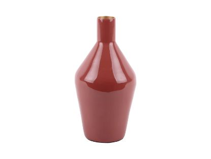 Present Time vaza IVY Bottle Cone - oker rdeča