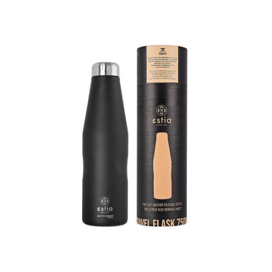 ESTIA izolirana potovalna steklenička 750ml - MIDNIGHT BLACK