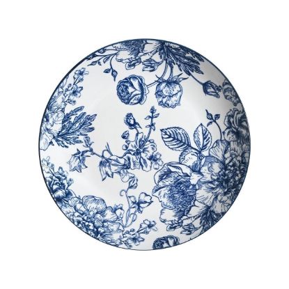 ESTIA set 6 globokih porcelanastih krožnikov GARDEN -21cm-07-21696