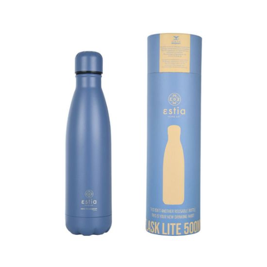 ESTIA izolirana potovalna steklenička LITE 500ml - DENIM BLUE