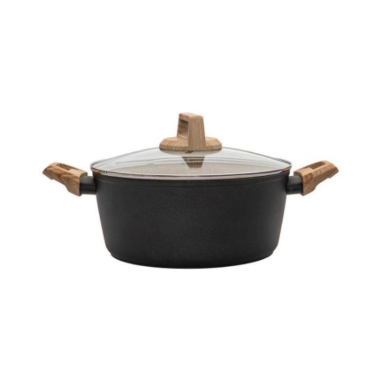 ESTIA posoda za kuhanje s pokrovom EARTH NON-STICK 24cm-01-10218