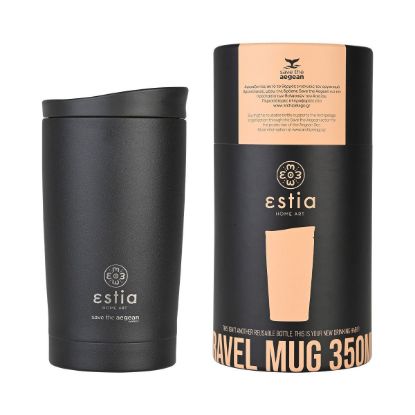 ESTIA izolirana potovalna skodelica 350ml- MIDNIGHT BLACK-01-20361