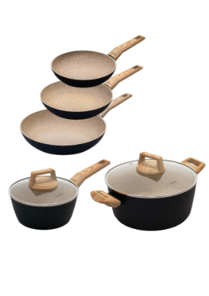 ESTIA 5 delni set posod za kuhanje EARTH NON-STICK